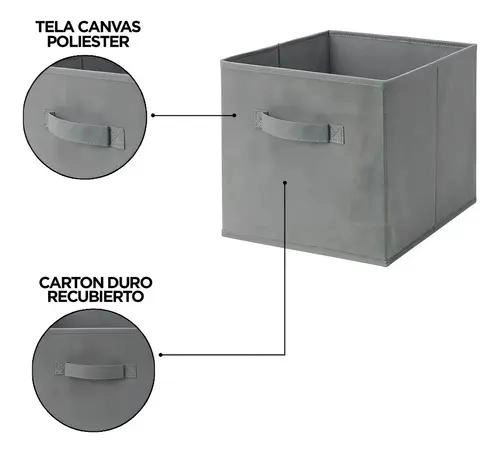 SET DE 6 CAJAS ORGANIZADORAS PLEGABLES PARA CLOSET Y ROPA - 2