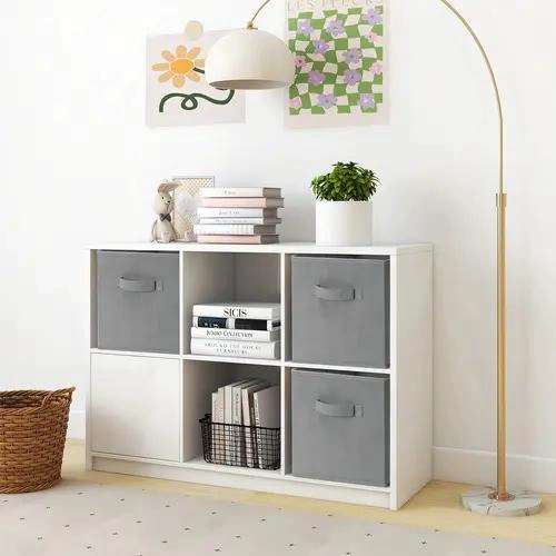 SET DE 6 CAJAS ORGANIZADORAS PLEGABLES PARA CLOSET Y ROPA - 5