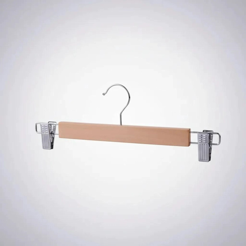 PACK DE 10 COLGADORES DE MADERA CON DISEÑO DE PERRITOS PARA NIÑOS DE 28 CM - 1