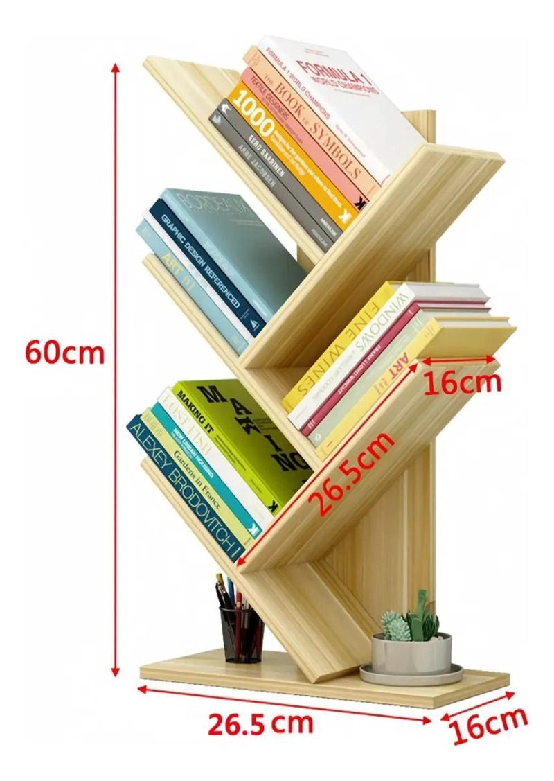 ESTANTERIA LIBRERO DE ARBOL CON 5 NIVELES DISEÑO MODERNO Y FUNCIONAL - 3