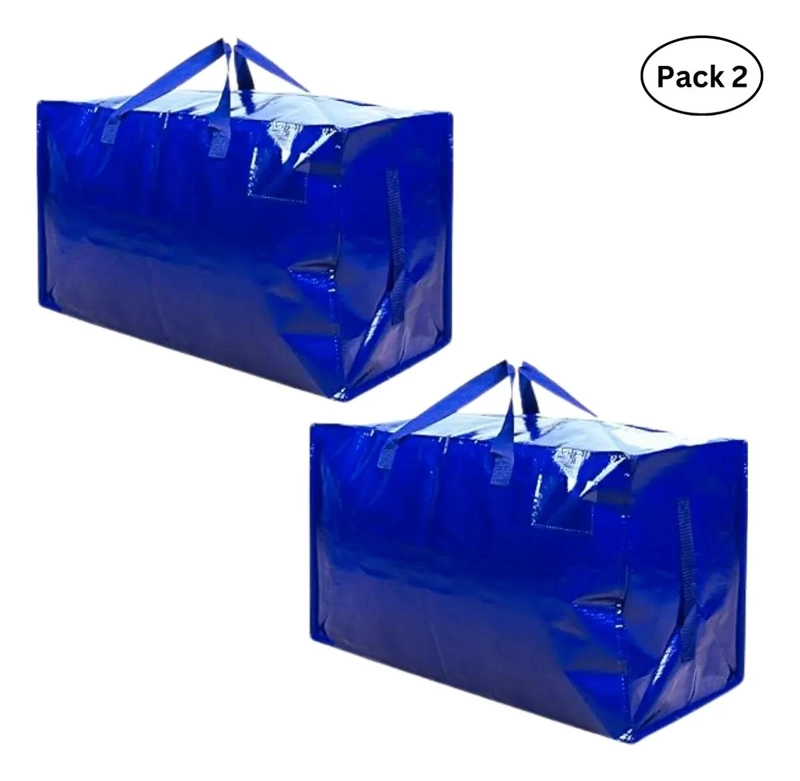 PACK DE 2 BOLSAS PARA MUDANZA Y ALMACENAMIENTO EXTRA GRANDES DE 90 LITROS - 1
