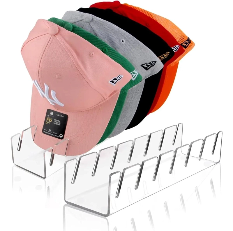 SET DE 2 COLGADORES PARA GORRAS CON CAPACIDAD PARA 7 UNIDADES - 5