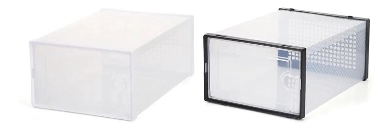 CAJA ORGANIZADORA APILABLE PARA ZAPATOS Y OBJETOS MULTIUSO 23.5X33.5X14 CM - 2