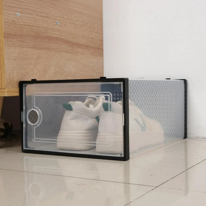 CAJA ORGANIZADORA APILABLE PARA ZAPATOS Y OBJETOS MULTIUSO 23.5X33.5X14 CM - 5