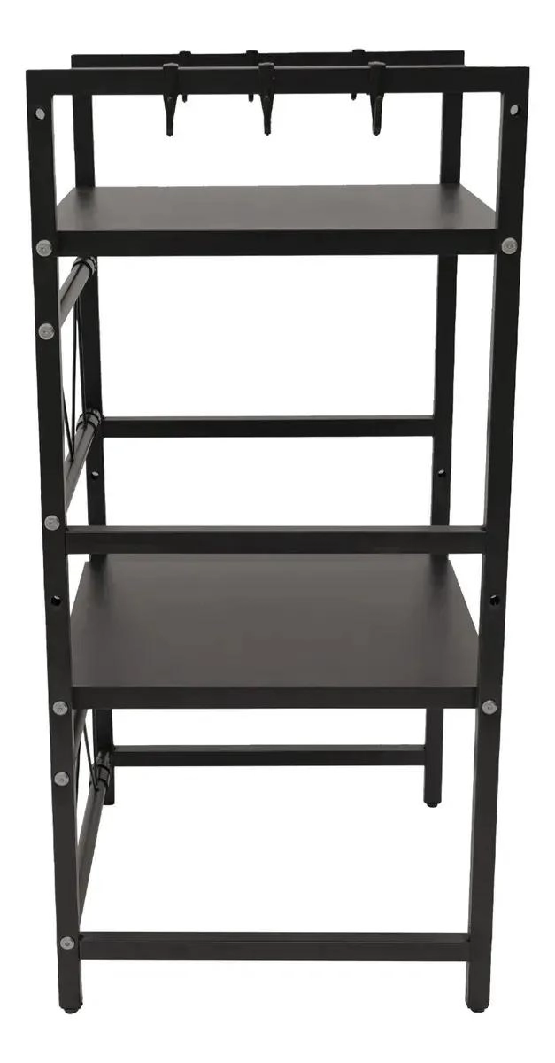 ESTANTE METALICO EXTENSIBLE DE 2 NIVELES PARA MICROONDAS Y COCINA - 4