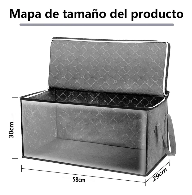 SET DE 4 ORGANIZADORES PARA ALMACENAMIENTO DE ROPA Y BOLSAS - 2