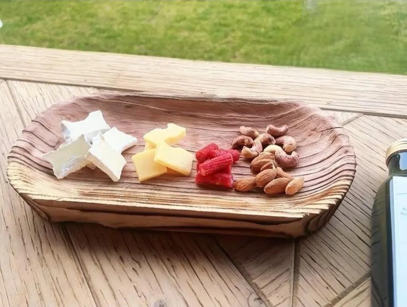 BANDEJA PARA SERVIR APERITIVOS Y QUESOS DE 30X16 CM - 1