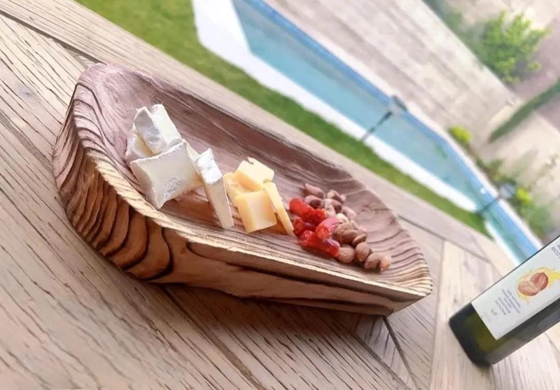 BANDEJA PARA SERVIR APERITIVOS Y QUESOS DE 30X16 CM - 2