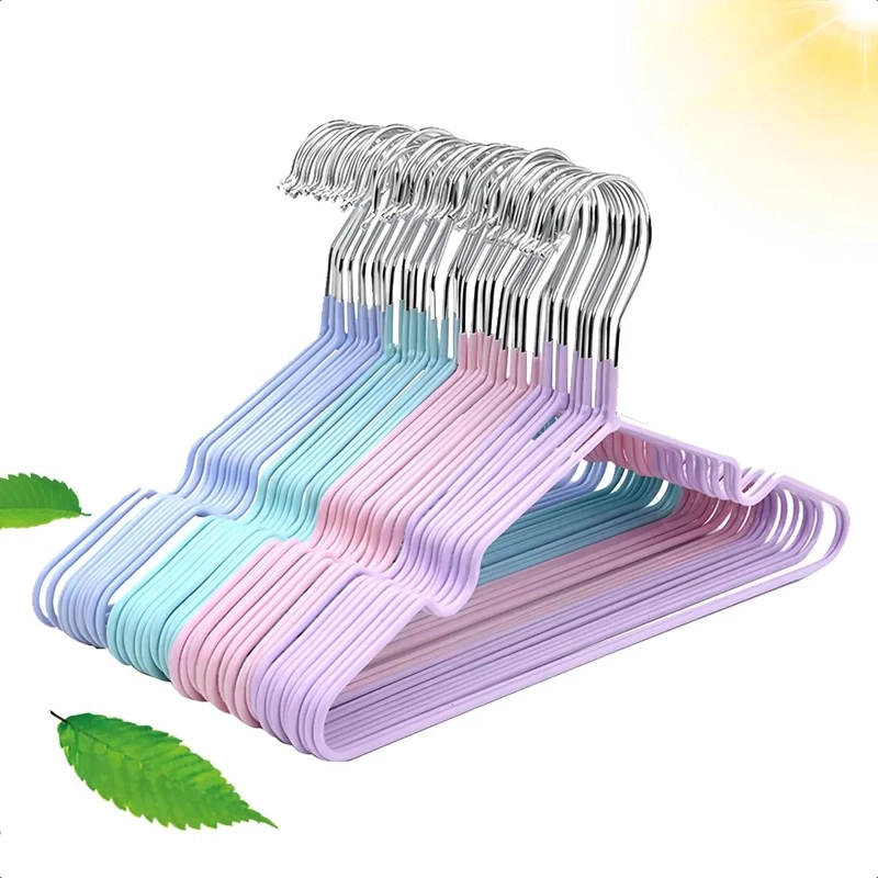 SET DE 100 GANCHOS ANTIDESLIZANTES PARA ROPA CON DISEÑO RESISTENTE - 2