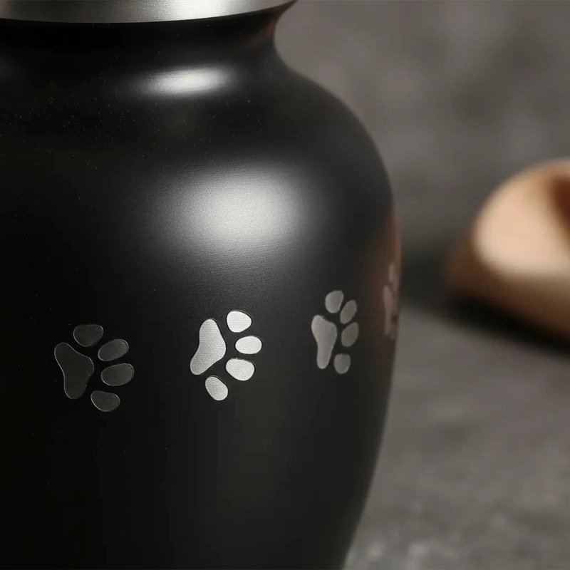 ANFORA URNA PARA MASCOTAS DE CERAMICA DE 18 CM - 5