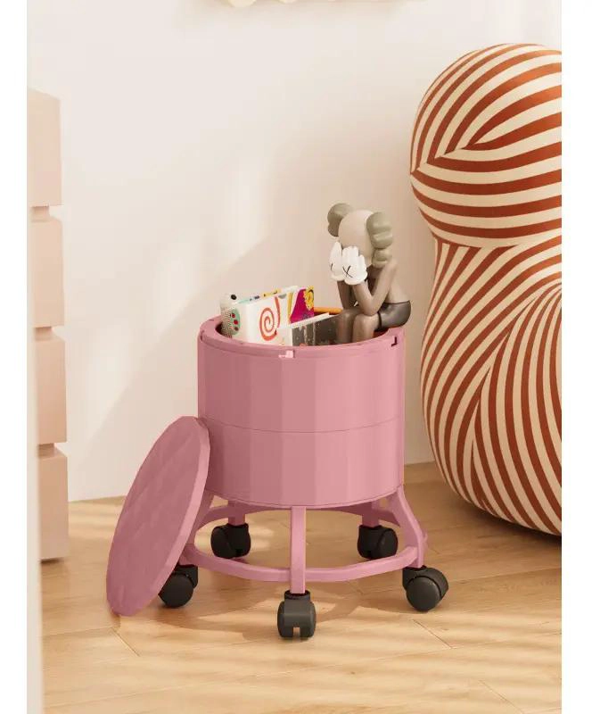 CAJA ORGANIZADORA MULTIUSO CON RUEDAS Y ASIENTO GIRATORIO - 3