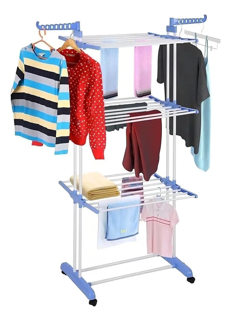 TENDEDERO SECADOR DE ROPA COLGADOR ORGANIZADOR PARA ESPACIOS PEQUEÑOS - 1
