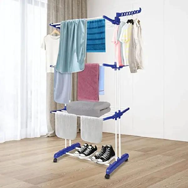 TENDEDERO SECADOR DE ROPA COLGADOR ORGANIZADOR PARA ESPACIOS PEQUEÑOS - 2