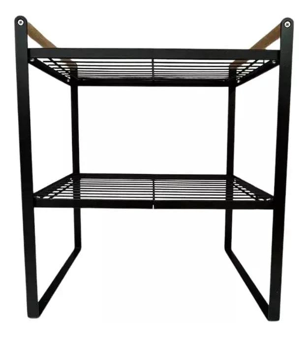 ORGANIZADOR DE GABINETES PARA COCINA CON ESTANTE DE 2 NIVELES - 3