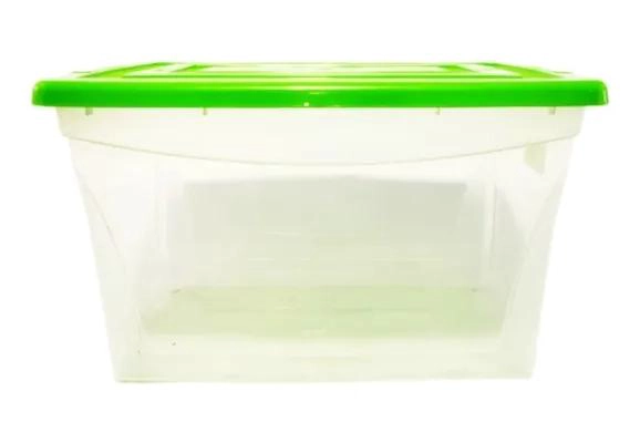 CAJA ORGANIZADORA PLASTICA CON TAPA CAPACIDAD 32 LITROS - 4