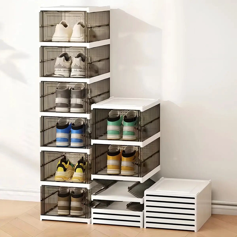 ZAPATERA PLEGABLE ORGANIZADOR CON 6 NIVELES Y ESTRUCTURA FIRME - 2