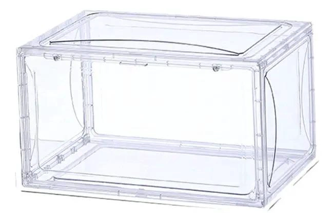 ORGANIZADOR TRANSPARENTE APILABLE PARA ZAPATOS CON ACCESO LATERAL - 1