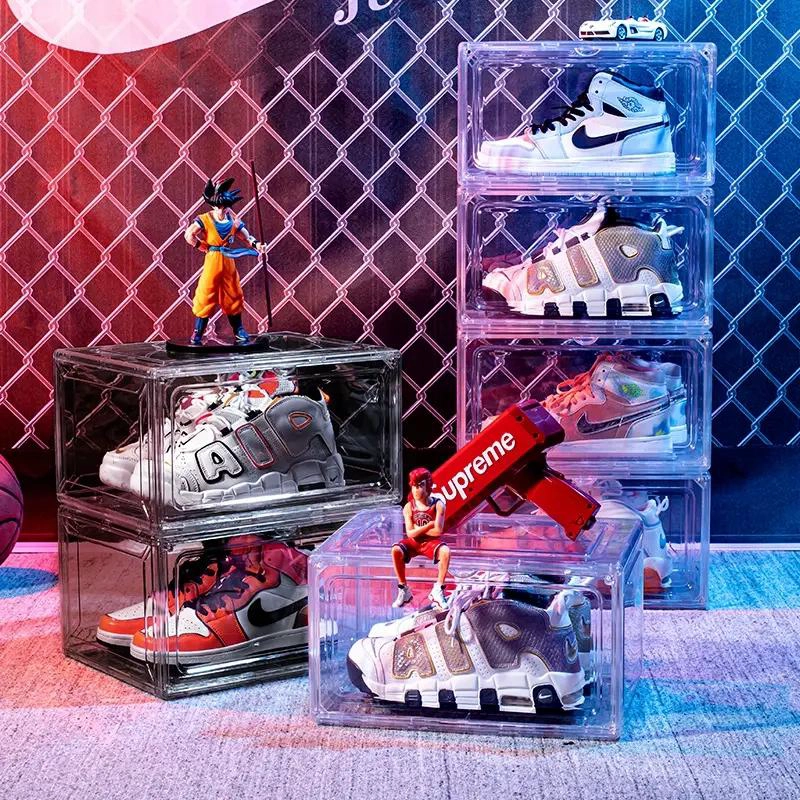 ORGANIZADOR TRANSPARENTE APILABLE PARA ZAPATOS CON ACCESO LATERAL - 3