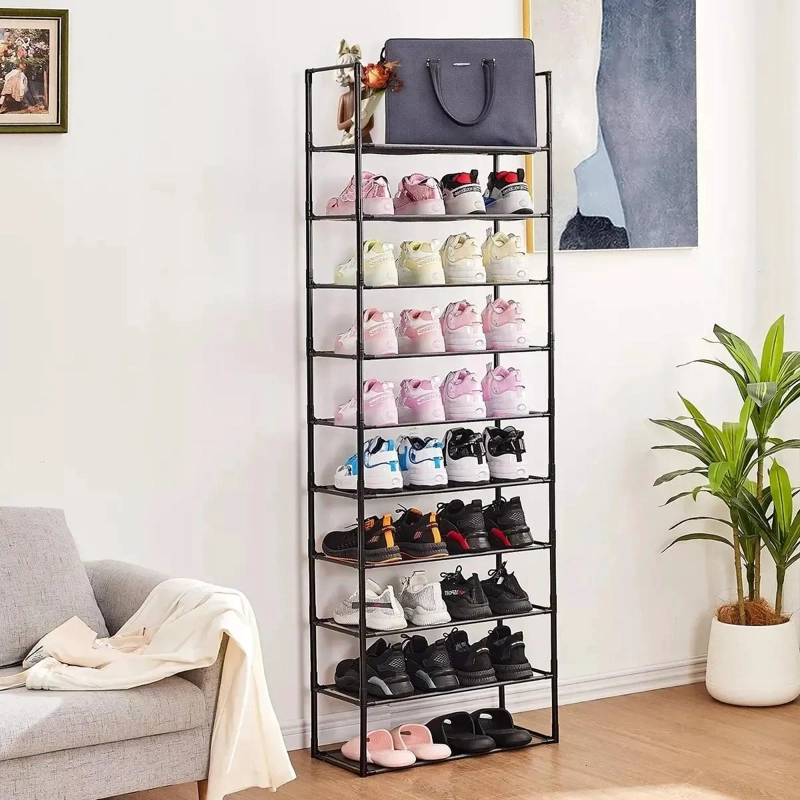 ORGANIZADOR DE METAL CON 10 ESTANTES PARA 20 PARES DE CALZADO - 3