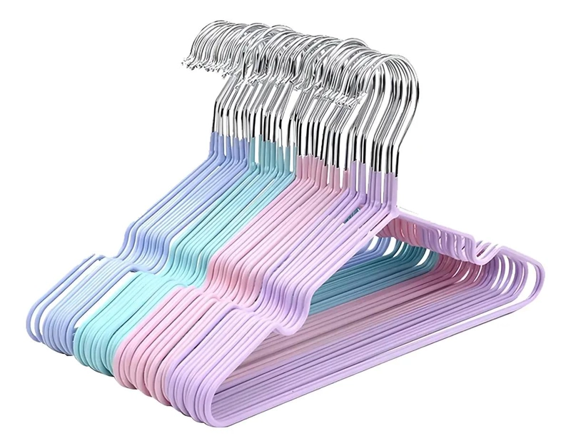 SET DE 10 COLGADORES ANTIDESLIZANTES PARA ROPA CON DISEÑO FUNCIONAL - 1
