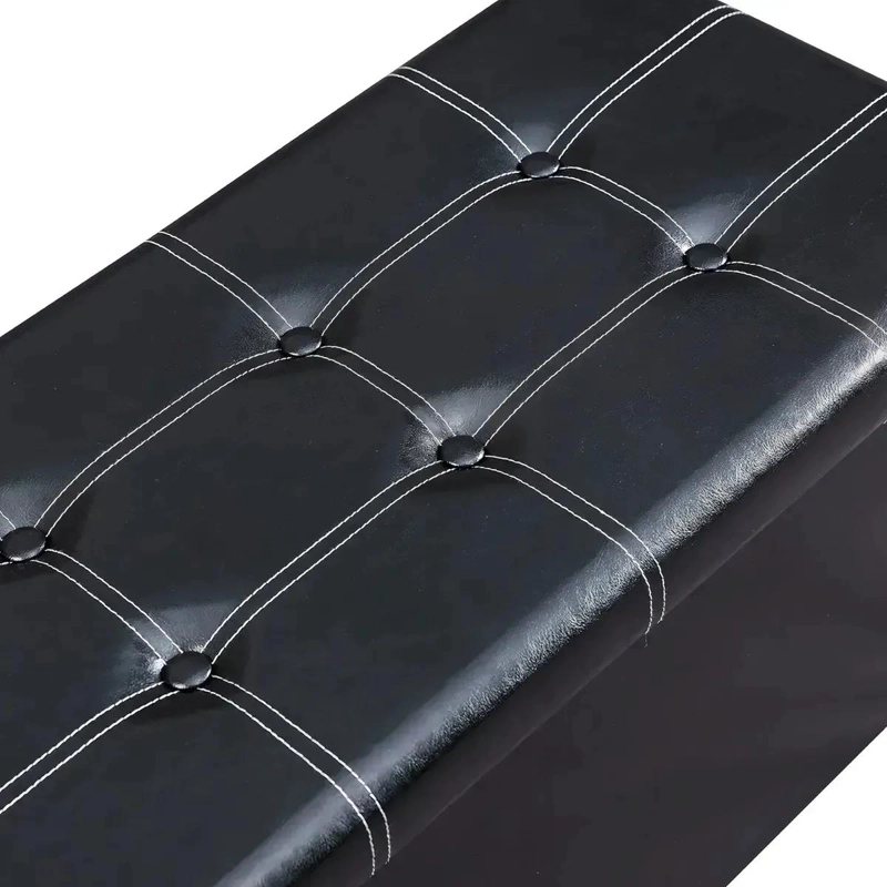 BANQUETA BAUL ORGANIZADORA PLEGABLE PARA PIE DE CAMA Y ASIENTO - 2