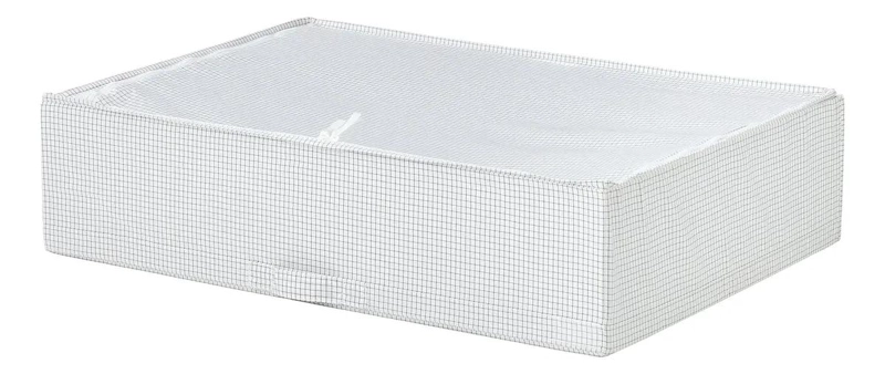 BOLSA ORGANIZADORA PARA ROPA CON DIMENSIONES 71X51X18 CM EN BLANCO Y NEGRO - 1
