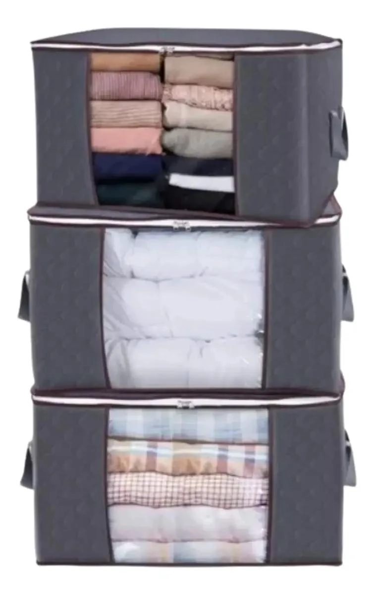 ORGANIZADOR PARA BOLSAS DE ALMACENAMIENTO DE ROPA 3 UNIDADES - 1