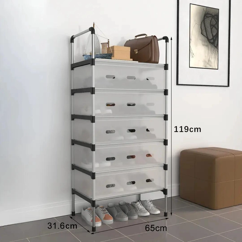 ORGANIZADOR PARA ZAPATOS CON 6 NIVELES Y DISEÑO MULTIFUNCIONAL - 2