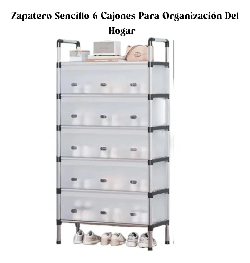 ORGANIZADOR PARA ZAPATOS CON 6 NIVELES Y DISEÑO MULTIFUNCIONAL - 5