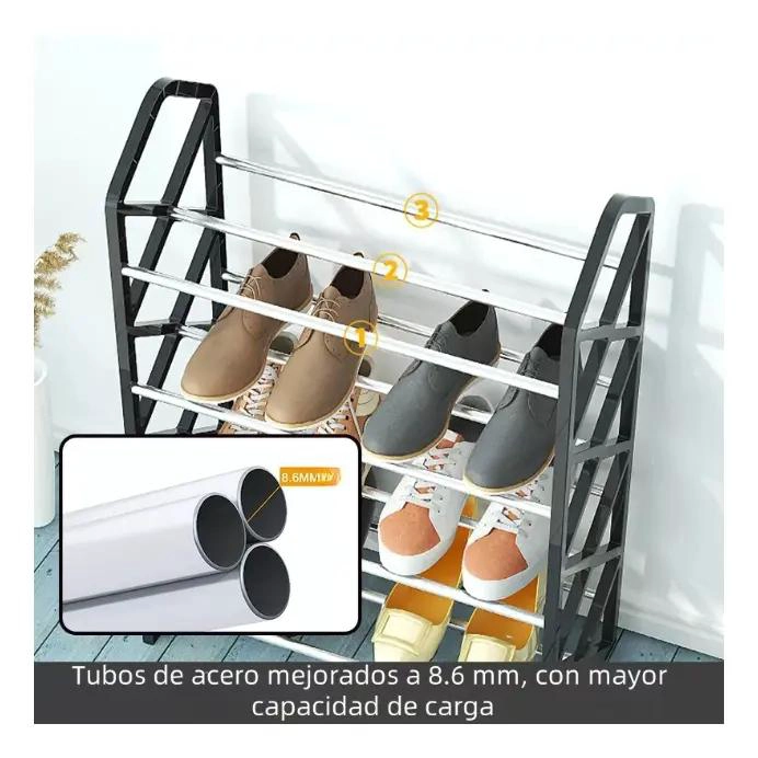 ZAPATERO ARMABLE CON 4 NIVELES PARA ORGANIZACION EFICIENTE - 3