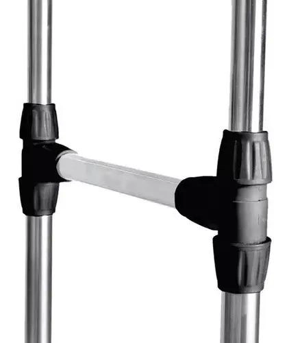 COLGADOR METALICO PARA ROPA CON RUEDAS Y PERCHERO AJUSTABLE - 3
