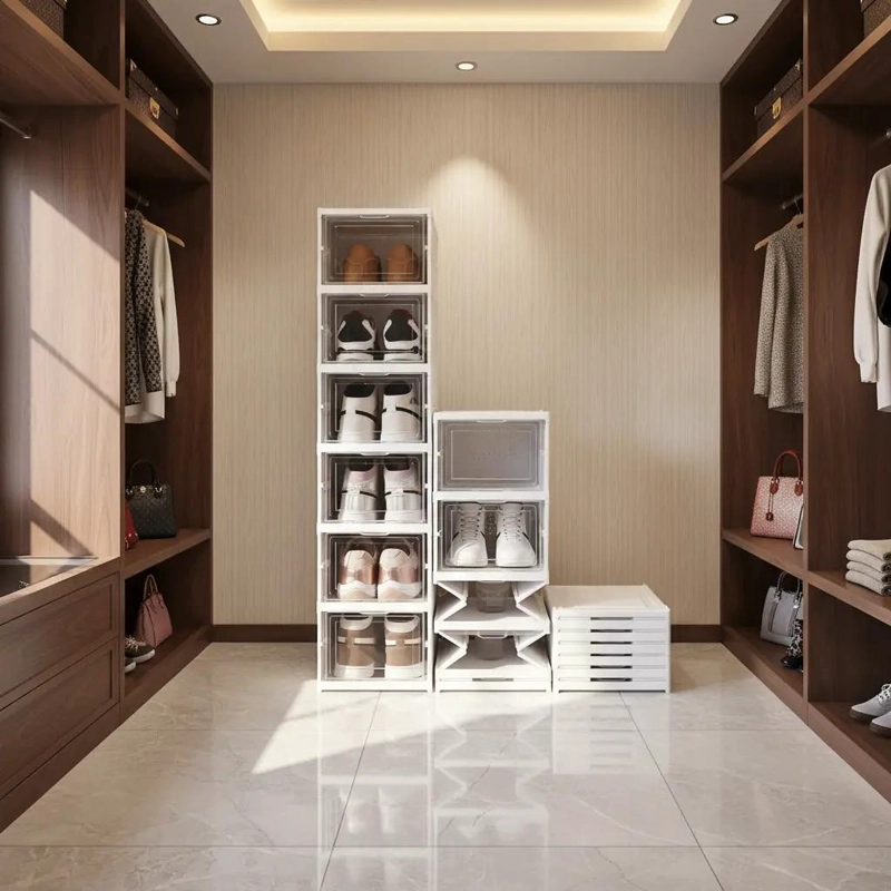 ZAPATERA PLEGABLE ORGANIZADOR CON 6 NIVELES Y ESTRUCTURA FIRME - 1