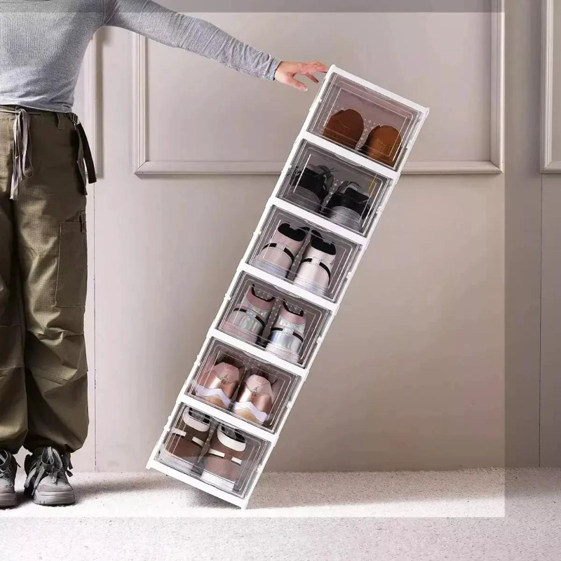 ZAPATERA PLEGABLE ORGANIZADOR CON 6 NIVELES Y ESTRUCTURA FIRME - 2