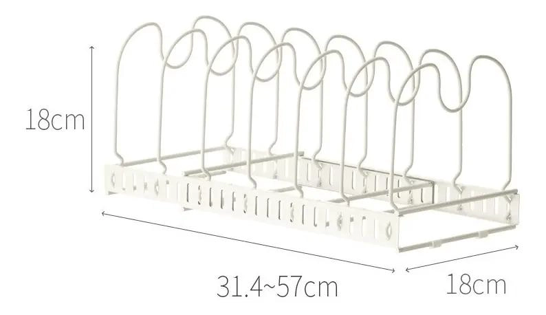 ORGANIZADOR PARA COCINA CON ESTANTE PARA OLLAS Y LAVAPLATOS - 3