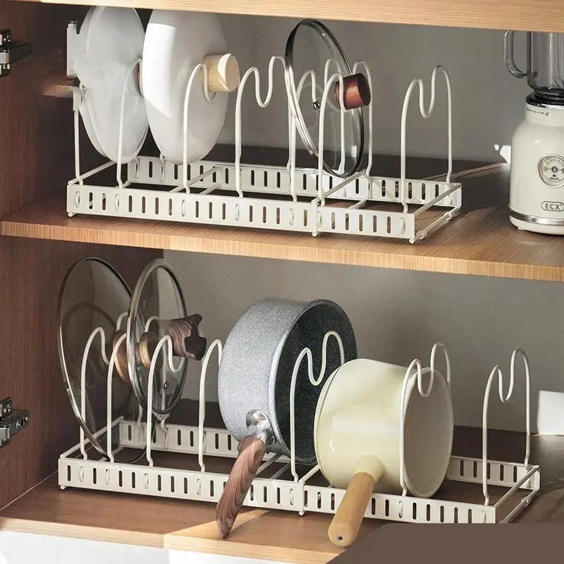 ORGANIZADOR PARA COCINA CON ESTANTE PARA OLLAS Y LAVAPLATOS - 4