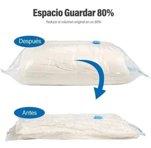 PACK DE 12 BOLSAS ORGANIZADORAS AL VACIO CON BOMBA MANUAL 70X110 CM - 2