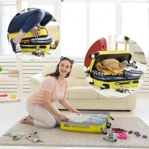 PACK DE 12 BOLSAS ORGANIZADORAS AL VACIO CON BOMBA MANUAL 70X110 CM - 5