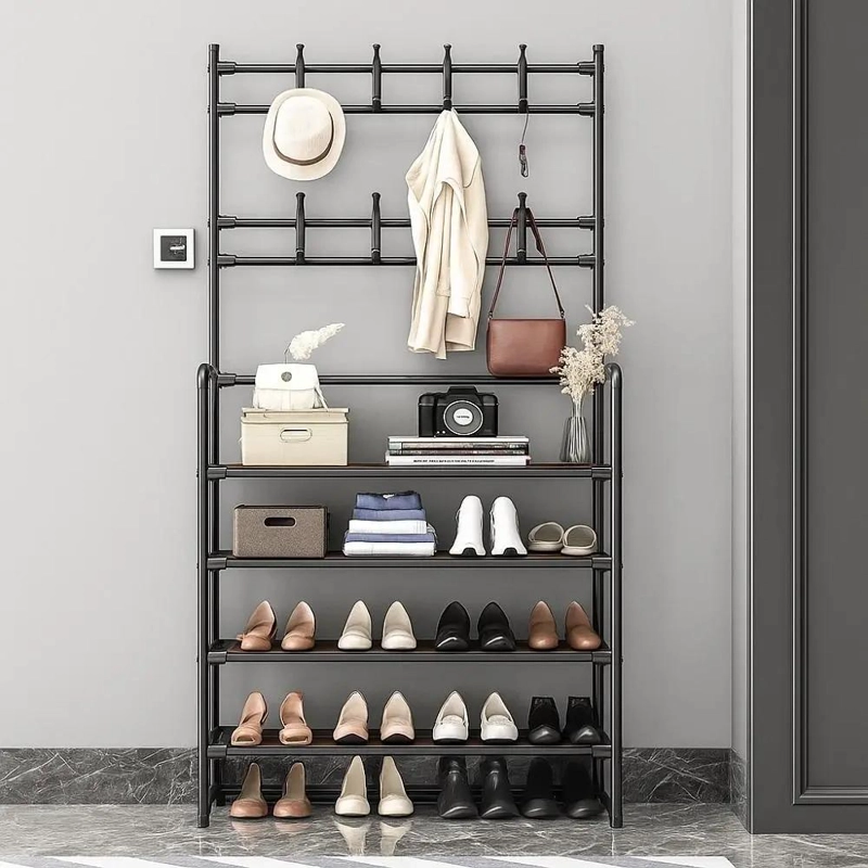 ORGANIZADOR DE CALZADO CON 5 NIVELES PARA ZAPATOS Y PERCHERO - 5