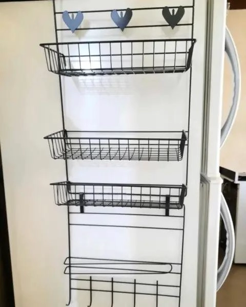 ORGANIZADOR COLGANTE PARA REFRIGERADOR CON ESTANTES MULTIUSO PARA COCINA Y BAÑO - 3