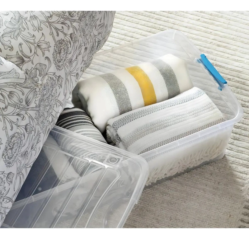 CAJA ORGANIZADORA MULTIUSO CON RUEDAS CAPACIDAD 48 LITROS COLOR - 4