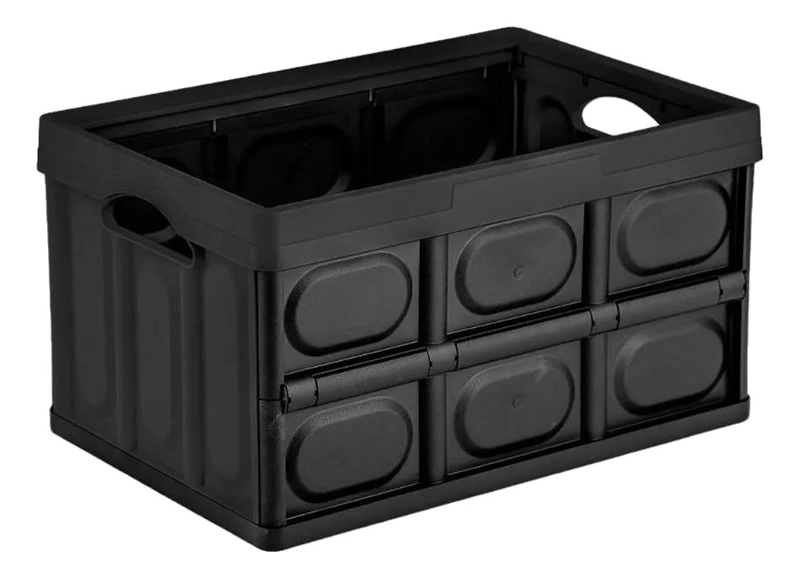 CAJA ORGANIZADORA PLEGABLE DE PLASTICO PARA ROPA Y ALMACENAMIENTO - 1