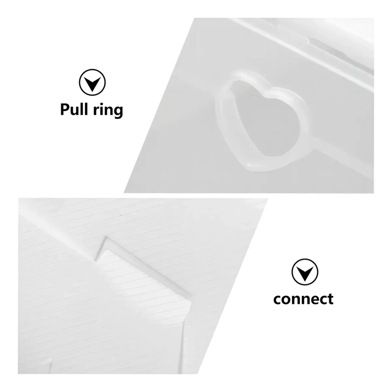 SET DE 10 CAJAS ORGANIZADORAS APILABLES PARA ZAPATOS CON TAPA TRANSPARENTE - 5