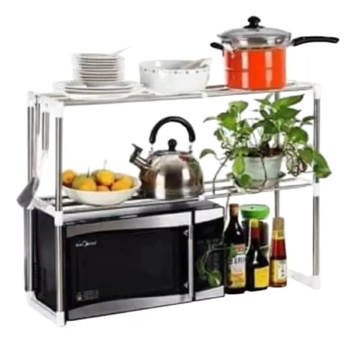 RACK ESTANTE ORGANIZADOR MULTIUSOS PARA MICROONDAS Y COCINA - 3