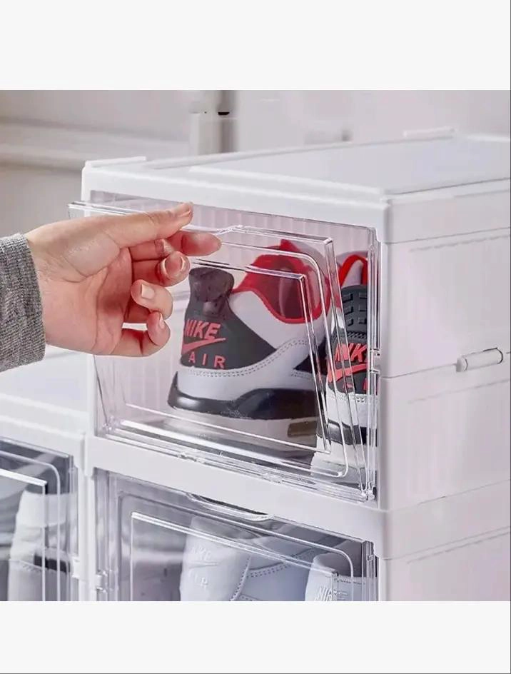 ZAPATERA PLEGABLE CON 6 NIVELES DE PLASTICO ABS PARA ORGANIZACION - 3