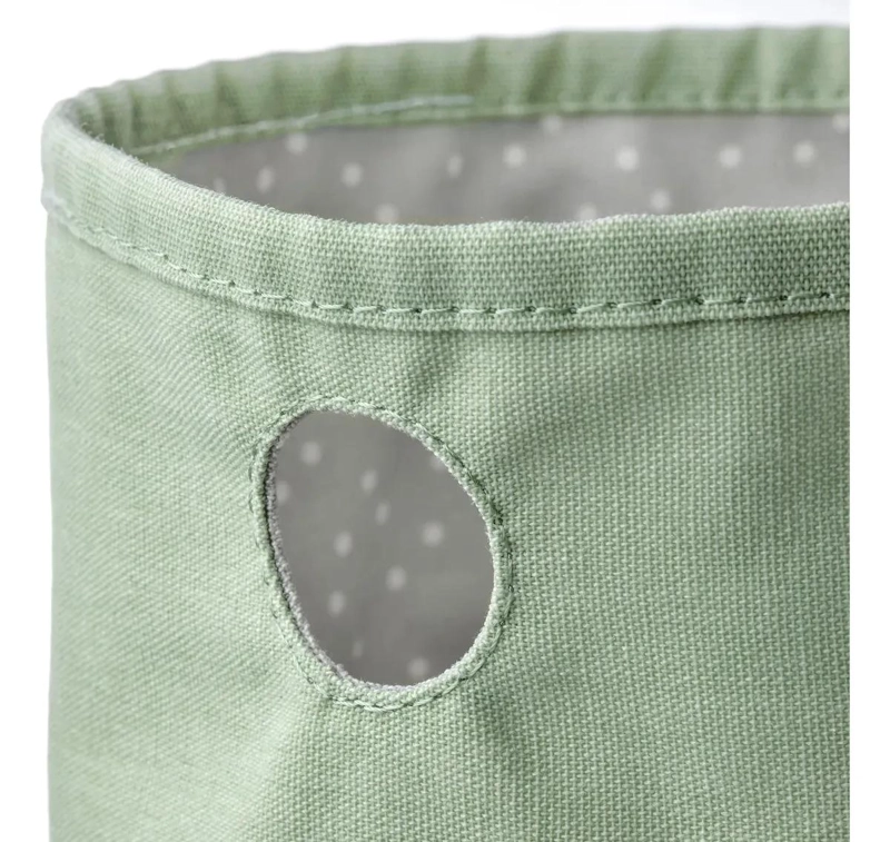 SET DE 2 CAJAS ORGANIZADORAS INFANTILES REVERSIBLES EN VERDE Y GRIS - 3