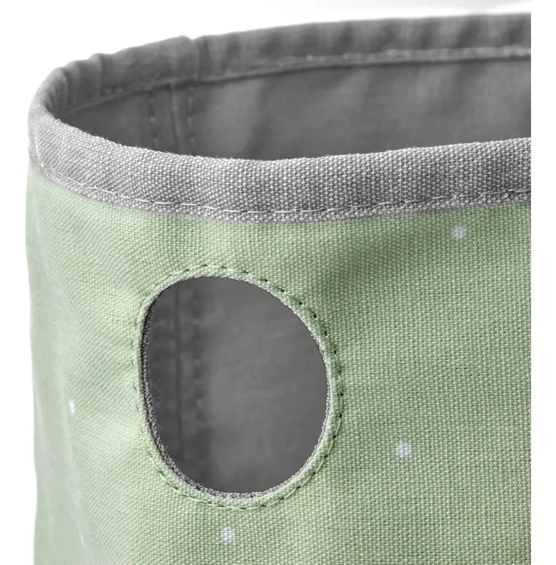 SET DE 2 CAJAS ORGANIZADORAS INFANTILES REVERSIBLES EN VERDE Y GRIS - 4