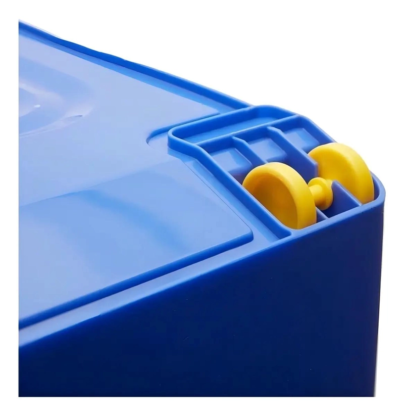 BAUL ORGANIZADOR DE ALMACENAMIENTO CON RUEDAS CAPACIDAD 90 LITROS - 2