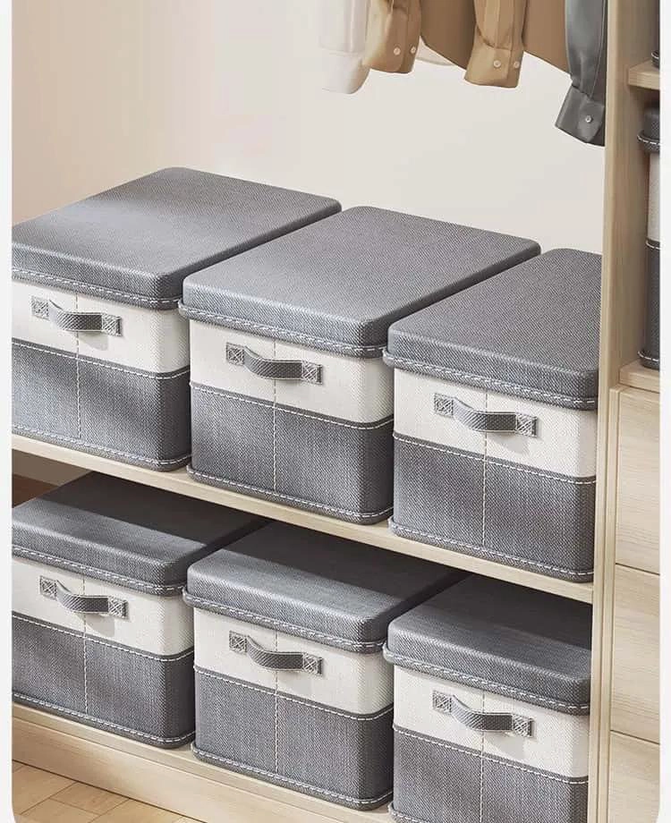 CAJA ORGANIZADORA PLEGABLE PARA ROPA GRAN TAMAÑO 58X40X38 CM - 3