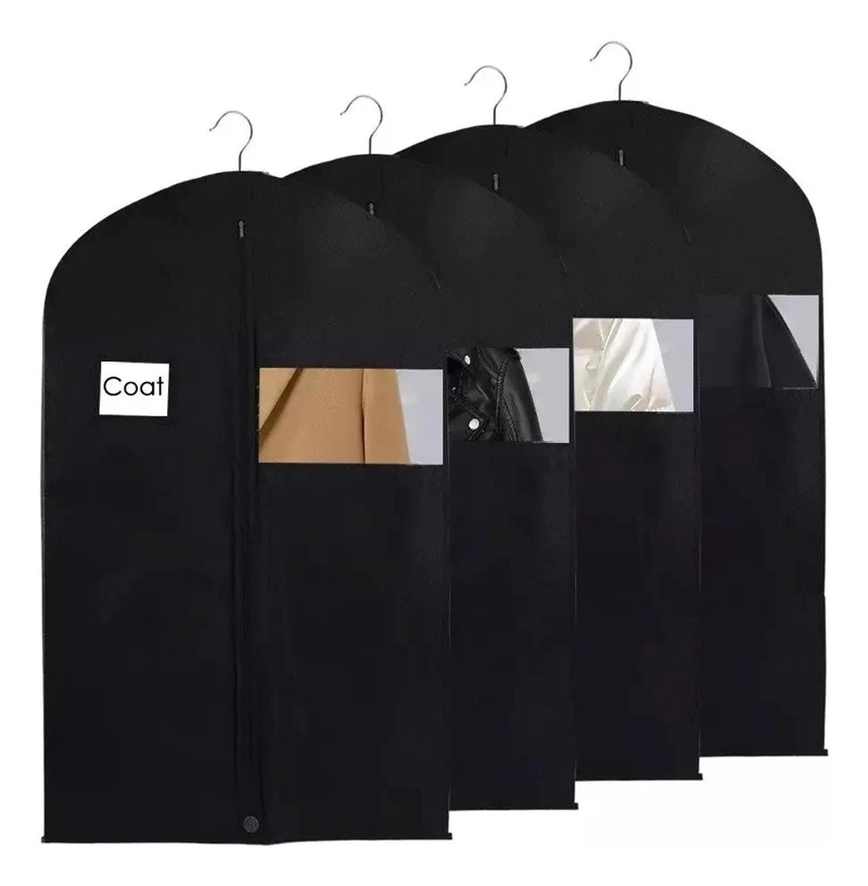PACK DE 4 FUNDAS PROTECTORES PARA ROPA DE 100X60CM - 1