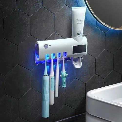 ESTERILIZADOR AUTOMATICO Y ORGANIZADOR PARA CEPILLOS DE DIENTES CON TECNOLOGIA U - 3